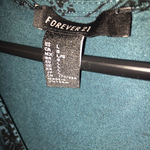 Paisley long-sleeved Forever 21 Dress XL - Picture 1 of 4